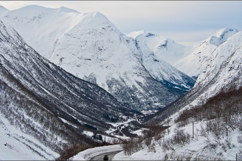 Down from the mountain